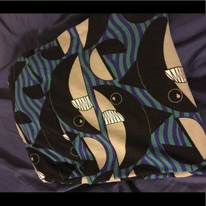 Lula Roe Shark Leggings TC